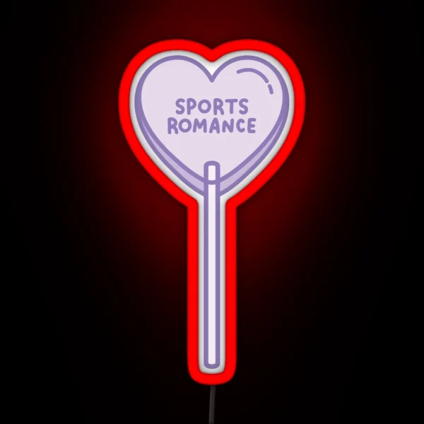 Sports Romance Lollipop RGB Neon Sign