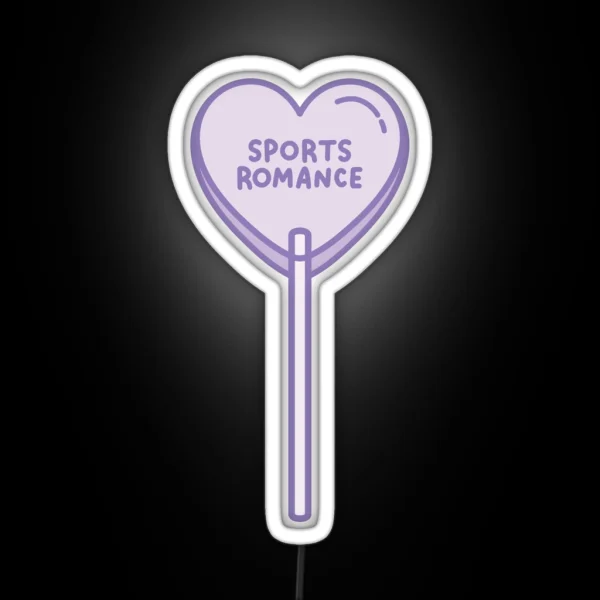 Sports Romance Lollipop RGB Neon Sign