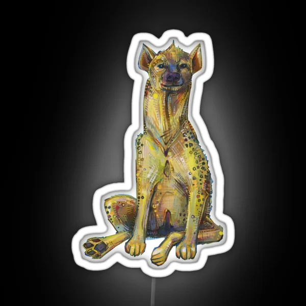 Spotted Hyena RGB Neon Sign