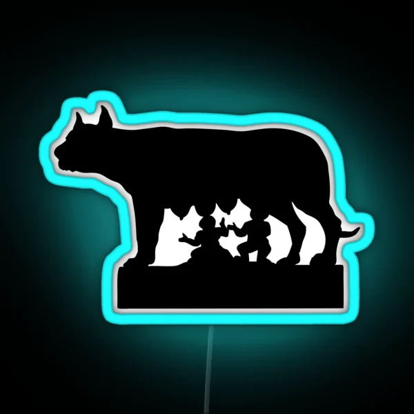 Spqr Roma Romulus Remus RGB Neon Sign