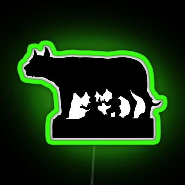 Spqr Roma Romulus Remus RGB Neon Sign