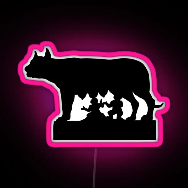 Spqr Roma Romulus Remus RGB Neon Sign
