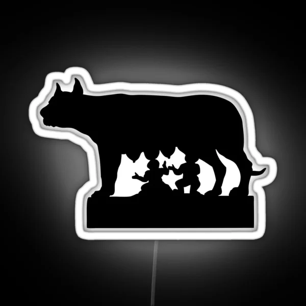 Spqr Roma Romulus Remus RGB Neon Sign
