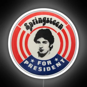 Springsteen For President RGB Neon Sign