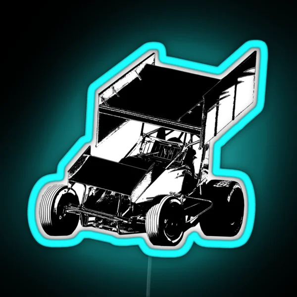 Sprint Car RGB Neon Sign
