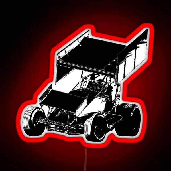 Sprint Car RGB Neon Sign