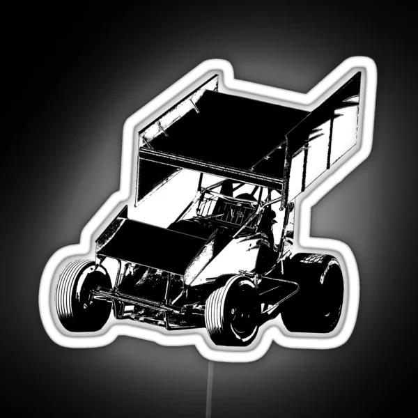 Sprint Car RGB Neon Sign