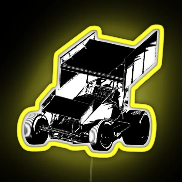 Sprint Car RGB Neon Sign