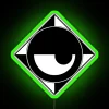 Neon RGB logo of Spy Family with green accents