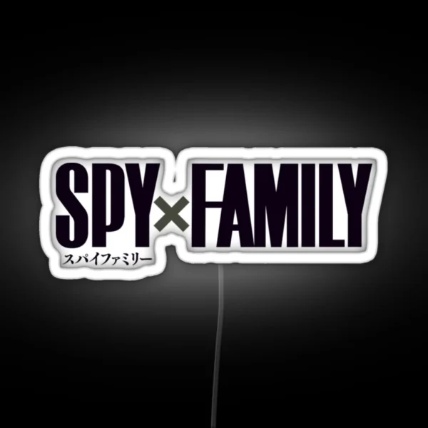 Spy X Family Logo RGB Neon Sign