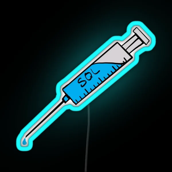 SQL Injection Led RGB Neon Sign