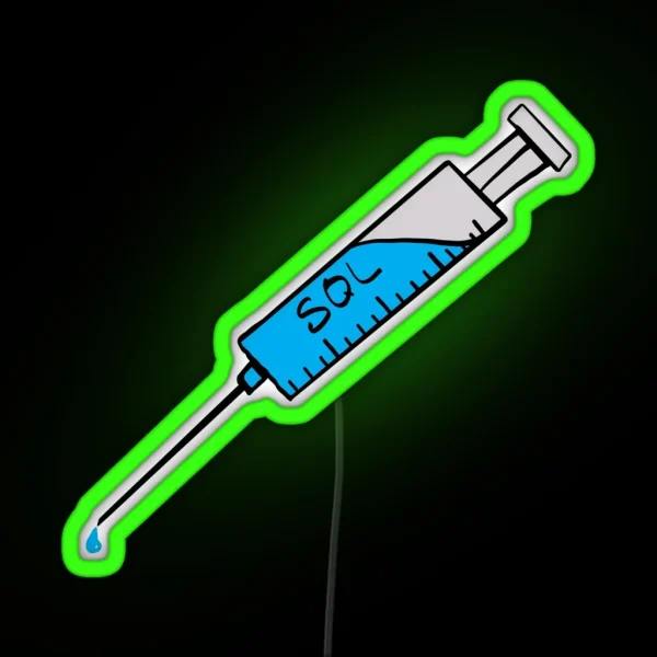 SQL Injection Led RGB Neon Sign
