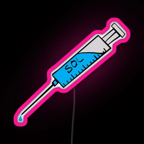 SQL Injection Led RGB Neon Sign