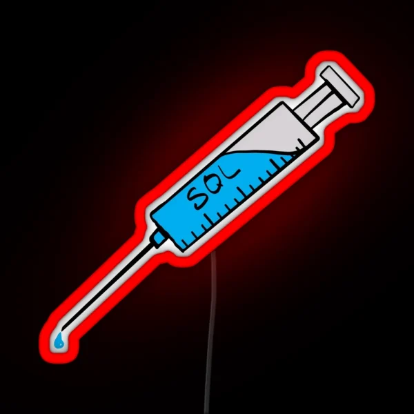 SQL Injection Led RGB Neon Sign