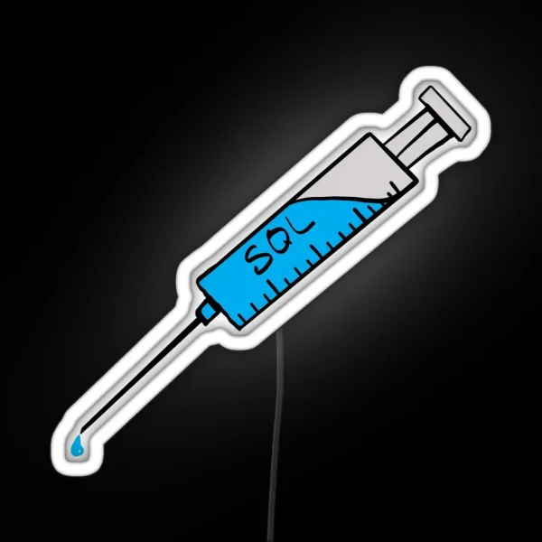 SQL Injection Led RGB Neon Sign
