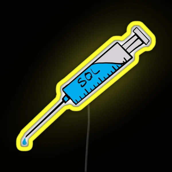 SQL Injection Led RGB Neon Sign