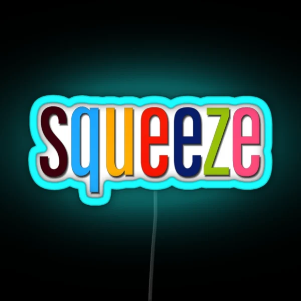 Squeeze Logo RGB Neon Sign
