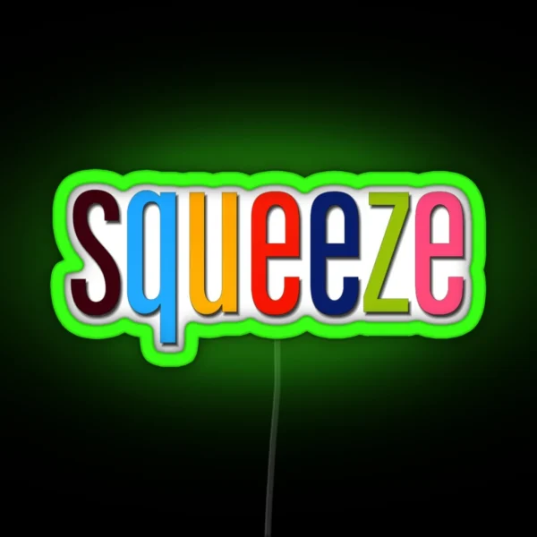 Squeeze Logo RGB Neon Sign