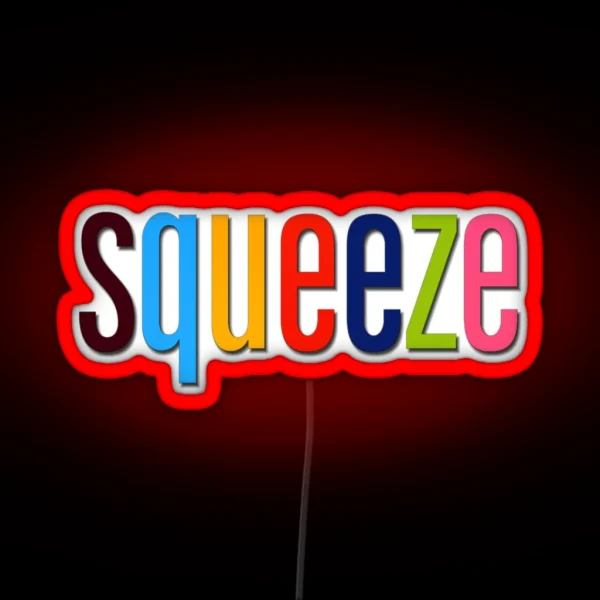 Squeeze Logo RGB Neon Sign