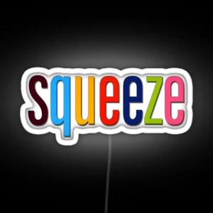 Squeeze Logo RGB Neon Sign