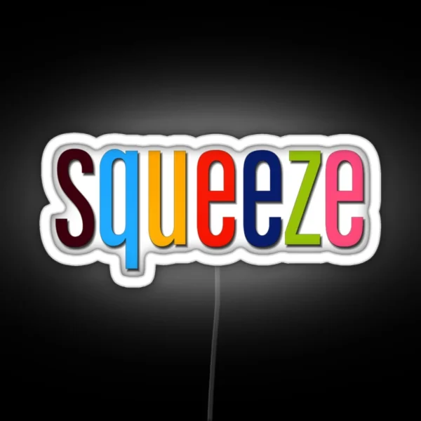 Squeeze Logo RGB Neon Sign