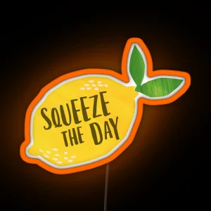 Squeeze The Day RGB Neon Sign