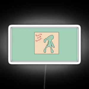 Squidward Bold And Brash RGB Neon Sign