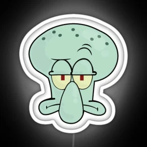 Squidward Face RGB Neon Sign