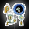 Squidward-themed RGB neon sign, cartoon character-inspired lighting.