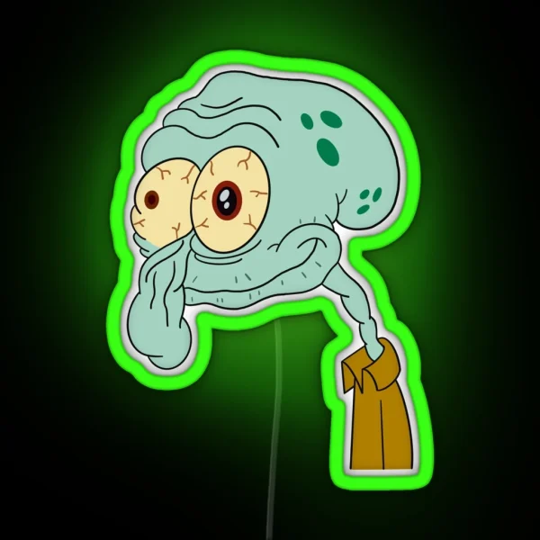 Squidward Meme RGB Neon Sign
