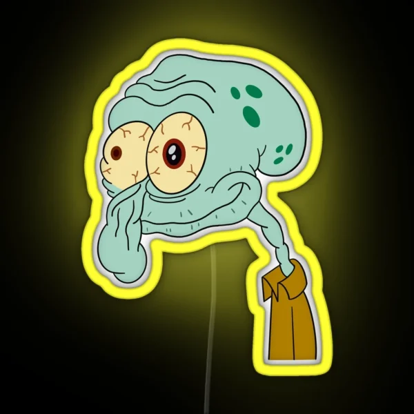 Squidward Meme RGB Neon Sign