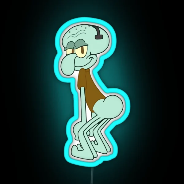 Squidward RGB Neon Sign