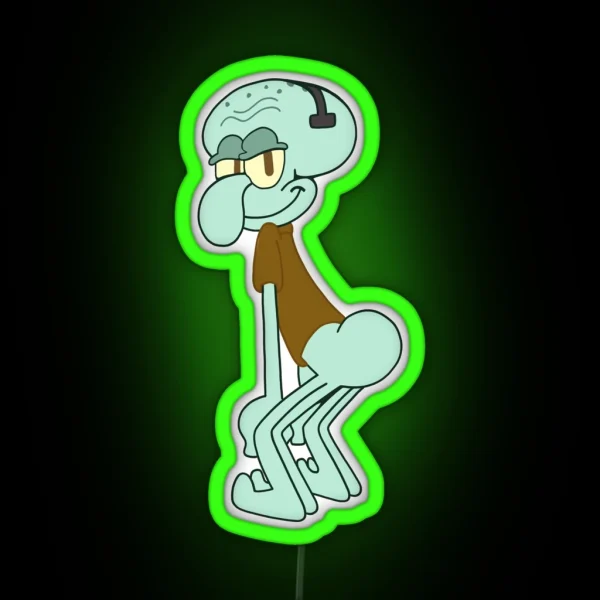 Squidward RGB Neon Sign