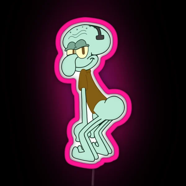 Squidward RGB Neon Sign