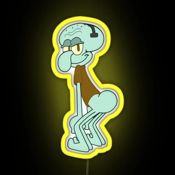 Squidward RGB Neon Sign