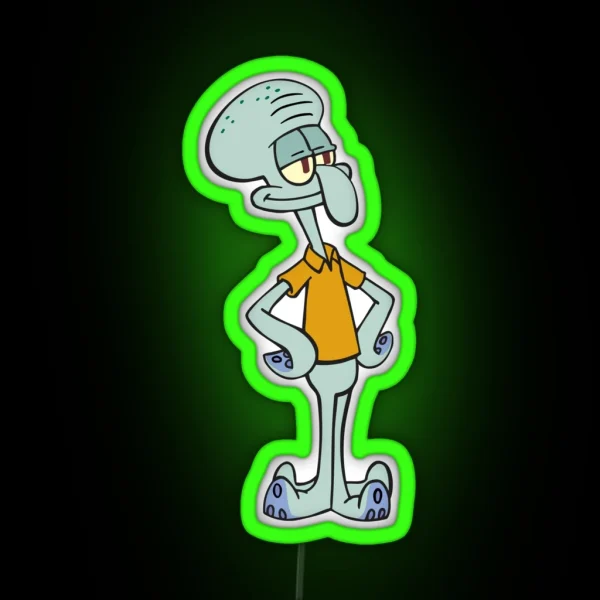 Squidward RGB Neon Sign