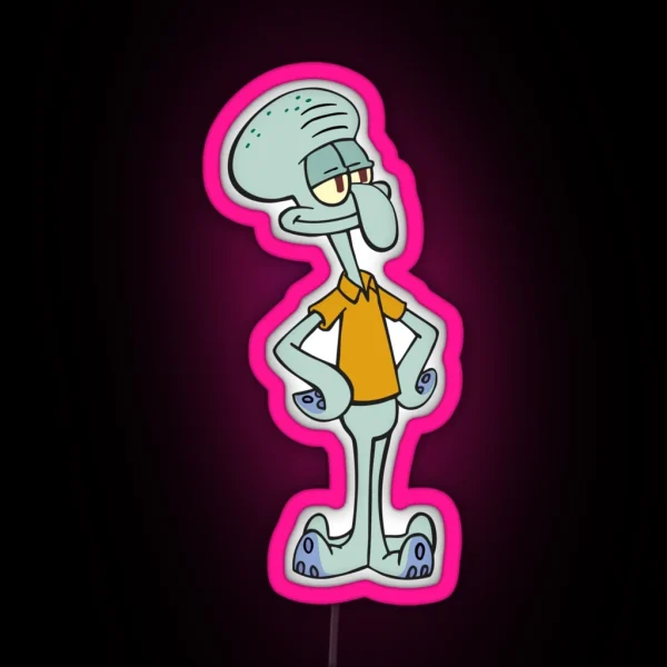Squidward RGB Neon Sign