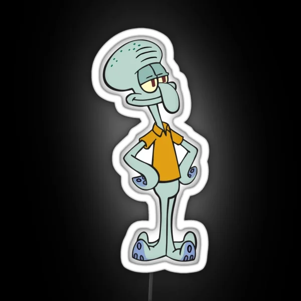 Squidward RGB Neon Sign