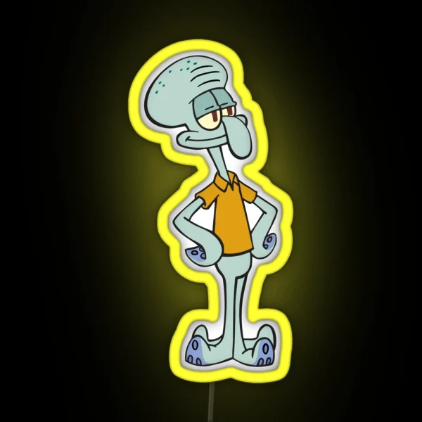 Squidward RGB Neon Sign