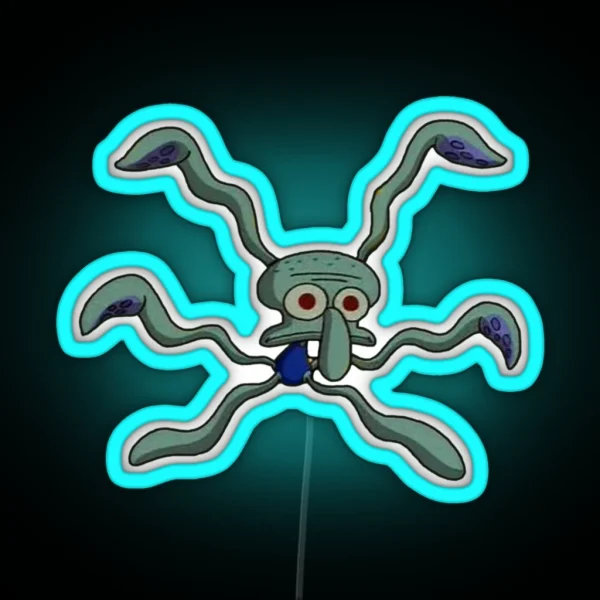 Squidwards Dance RGB Neon Sign