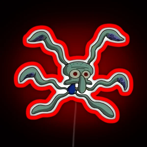Squidwards Dance RGB Neon Sign
