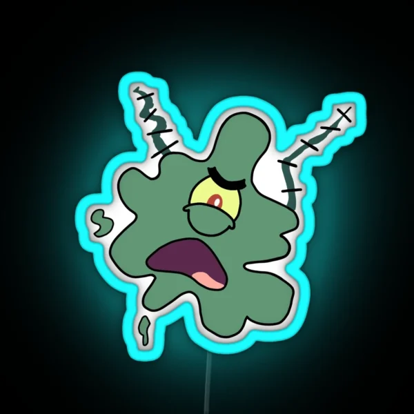 Squished Plankton RGB Neon Sign