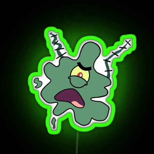 Squished Plankton RGB Neon Sign