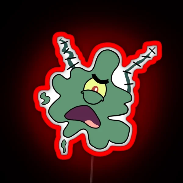 Squished Plankton RGB Neon Sign