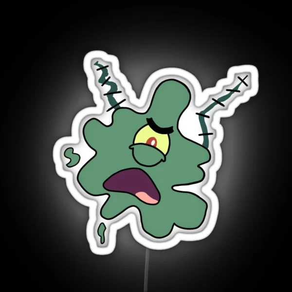 Squished Plankton RGB Neon Sign