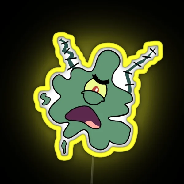 Squished Plankton RGB Neon Sign