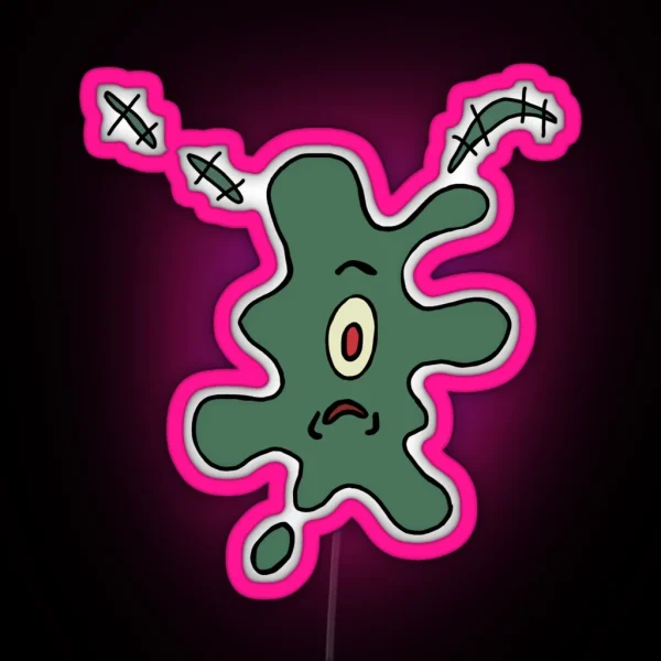 Squished Plankton RGB Neon Sign