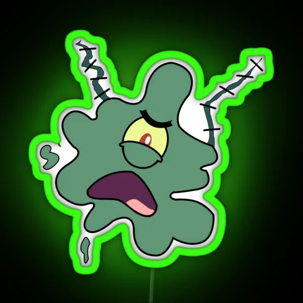 Squished Plankton RGB Neon Sign