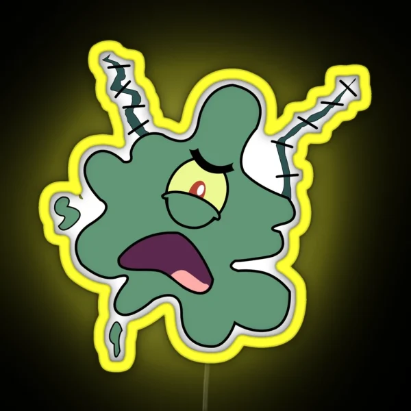 Squished Plankton RGB Neon Sign