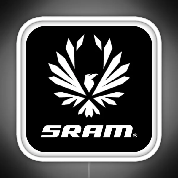 Sram Black RGB Neon Sign